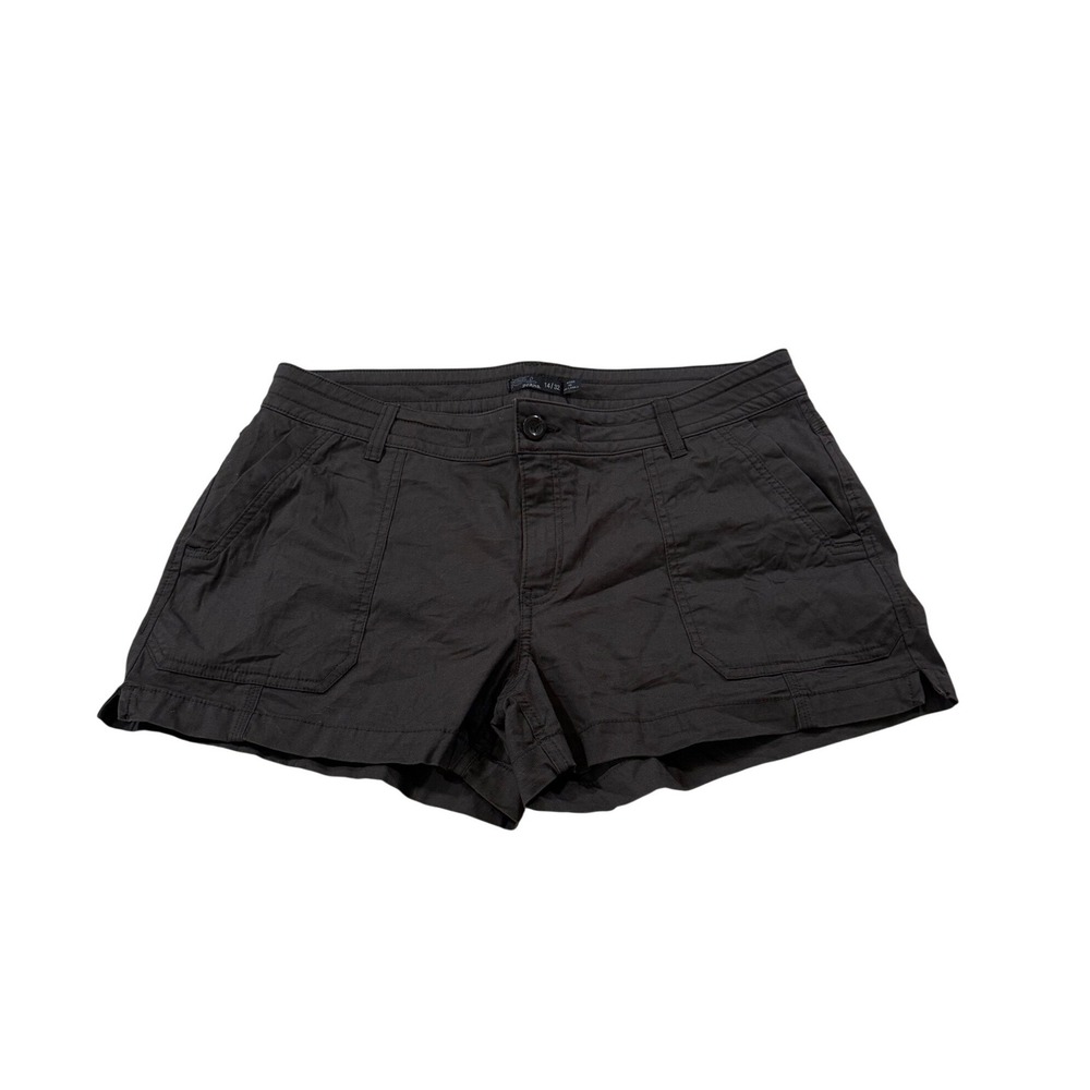 Prana Halle Shorts Dark Grey Outdoor Hiking Trail Utility Gorpcore Athleisure 14
